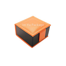 Jy-Jb84 Custom Leather Jewelry Packing Box for Earring /Ring